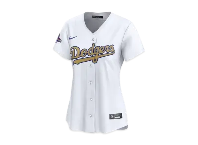 MLB Los Angeles Dodgers 2025 Gold Collection Women's Nike Limited Jersey "White"