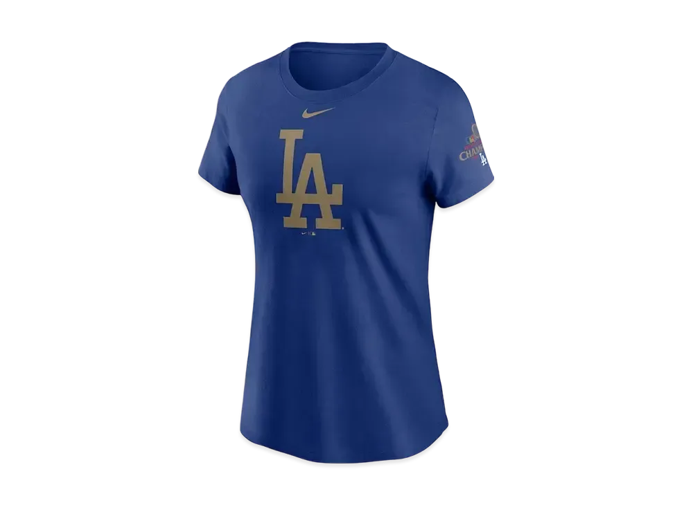 MLB Los Angeles Dodgers 2025 Gold Collection Women's Nike T-Shirt "Royal"