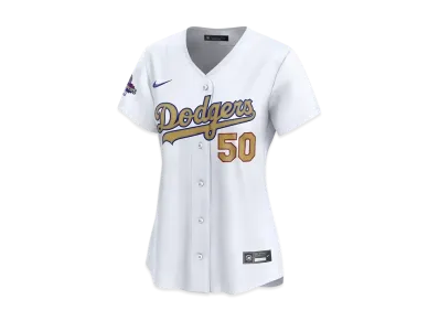 MLB Los Angeles Dodgers 2025 Gold Collection Women's Mookie Betts Nike Limited Jersey "White"