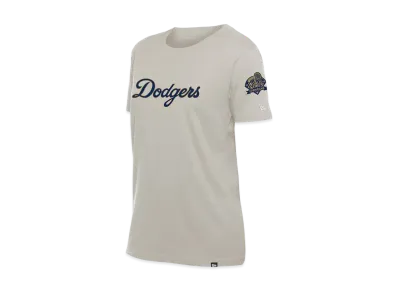 MLB Los Angeles Dodgers 2025 Gold Collection Women's New Era T-Shirt "Cream"
