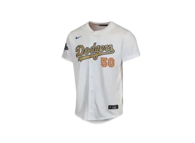 MLB Los Angeles Dodgers 2025 Gold Collection Youth Mookie Betts Nike Limited Jersey "White"