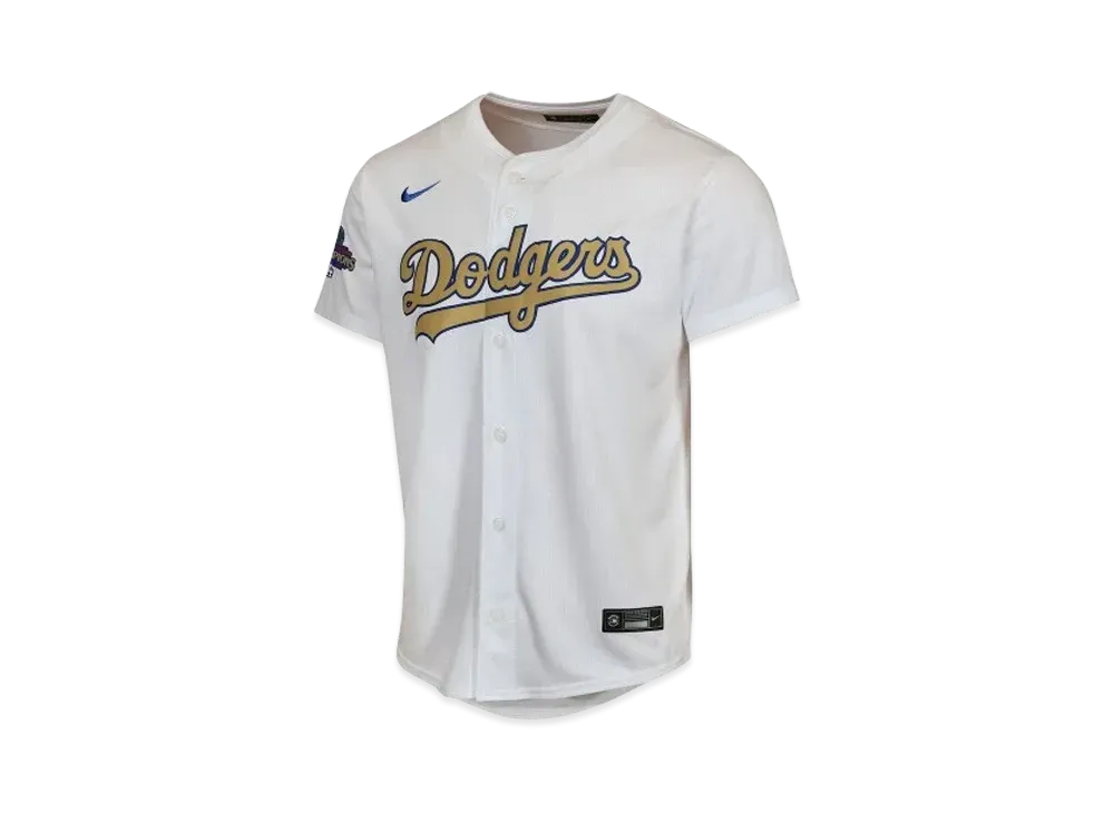 MLB Los Angeles Dodgers 2025 Gold Collection Youth Nike Limited Jersey "White"