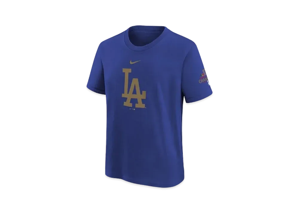 MLB Los Angeles Dodgers 2025 Gold Collection Youth Nike Primary Logo T-Shirt "Royal"