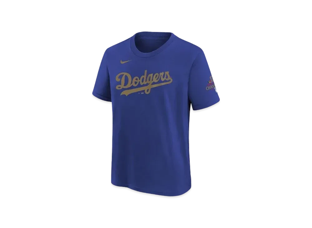 MLB Los Angeles Dodgers 2025 Gold Collection Youth Freddie Freeman Nike Name & Number T-Shirt "Royal"