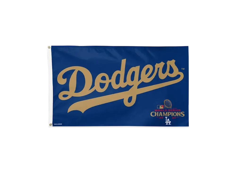 MLB Los Angeles Dodgers 2025 Gold Collection WinCraft 3' x 5' One-Sided Deluxe Flag "Royal"