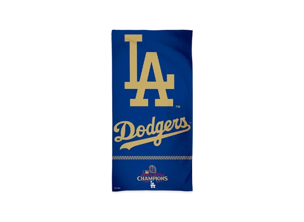MLB Los Angeles Dodgers 2025 Gold Collection WinCraft 30" x 60" Spectra Beach Towel "Royal"