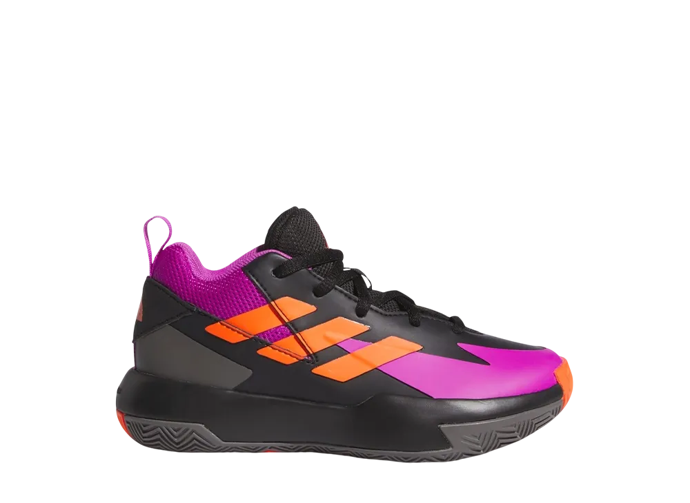 アディダス PS クロス Em アップ セレクト ミッド "コアブラック/パープルバースト/インパクトオレンジ" (キッズ)