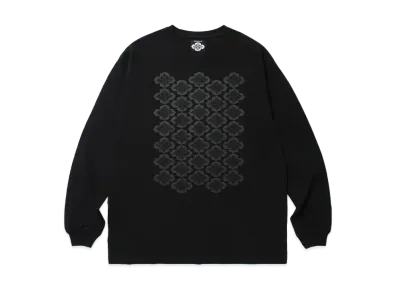 APHRODITEGANG Gakkin x Budspool Punishment Family Crest Pattern L/S Tee "Black"