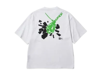 NEW ERA x The Chemical Brothers Galvanize Short Sleeve Oversized Cotton T-shirt "White"