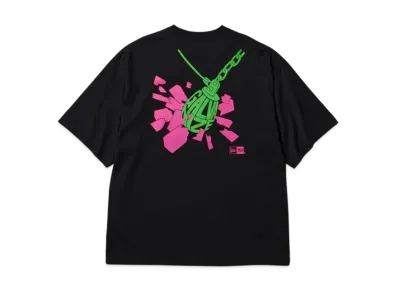 NEW ERA x The Chemical Brothers Galvanize Short Sleeve Oversized Cotton T-shirt "Black"