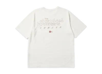 NEW ERA x The Chemical Brothers Block Rockin' Beats Short Sleeve Washed Cotton T-shirt "Off White"