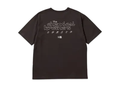 NEW ERA x The Chemical Brothers Block Rockin' Beats Short Sleeve Washed Cotton T-shirt "Sumikuro"