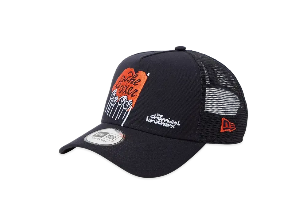 NEW ERA x The Chemical Brothers The Boxer 9Forty A-Frame Tracker "Navy"