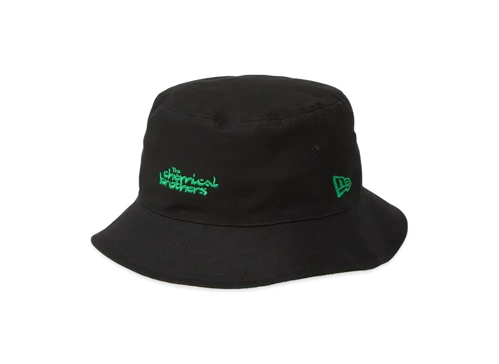 NEW ERA x The Chemical Brothers Galvanize Bucket 01 Reversible "Black/White"