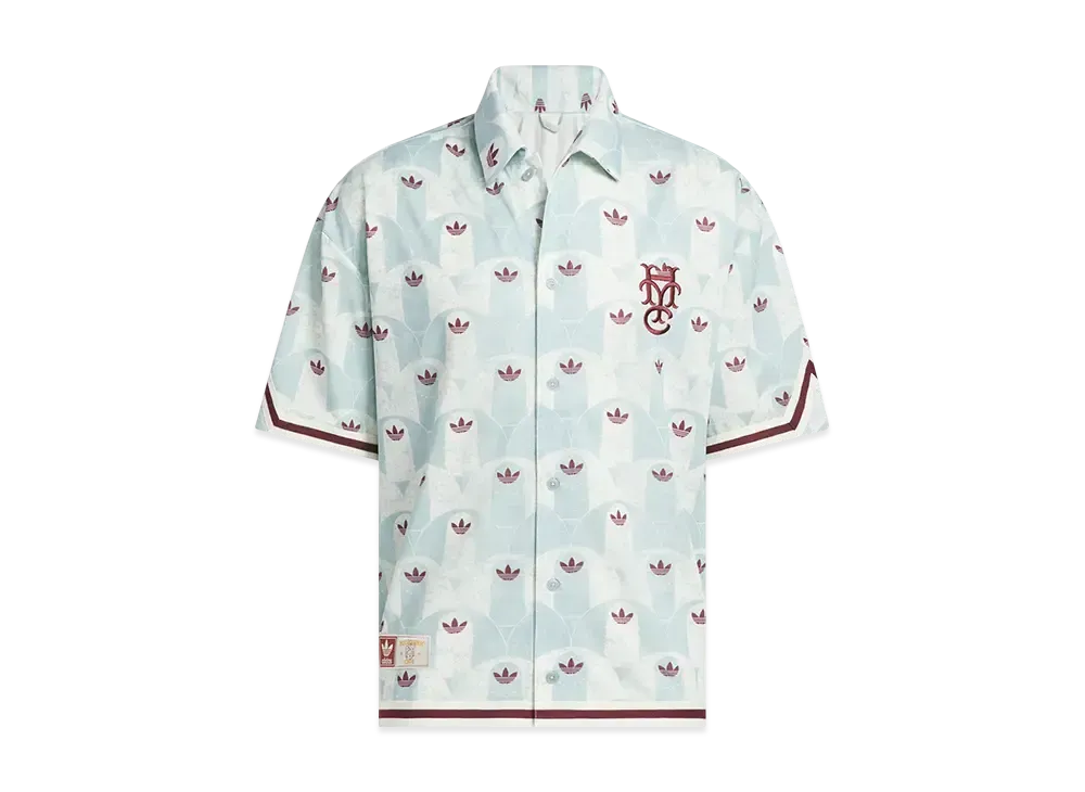 adidas HYC All-Over Print Shooter Top (Gender Neutral) "Ivory/Tactile Green/Shadow Red"