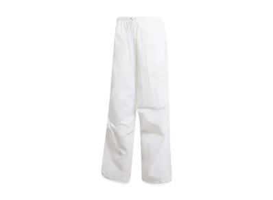 adidas 3-Stripes Woven Parachute Pants "White"