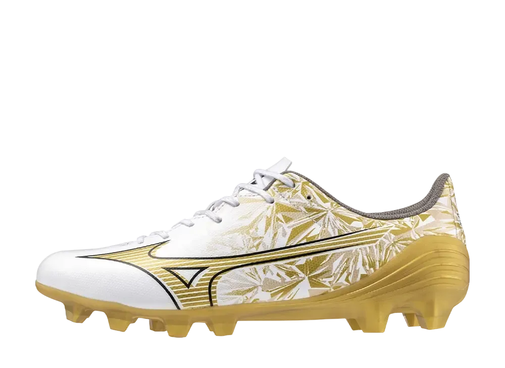 ミズノ アルファ セレクト "ホワイト/ゴールド/ブラック"