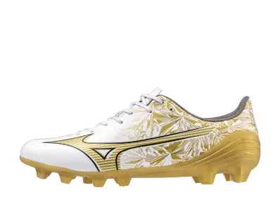 ミズノ アルファ セレクト "ホワイト/ゴールド/ブラック"