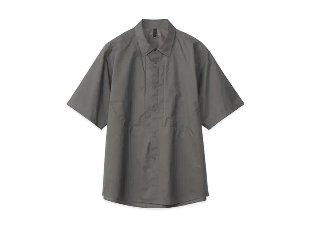 Goldwin Pertex Equilibrium Short Sleeve Wind Shirt (Unisex) "Shadow Gray"