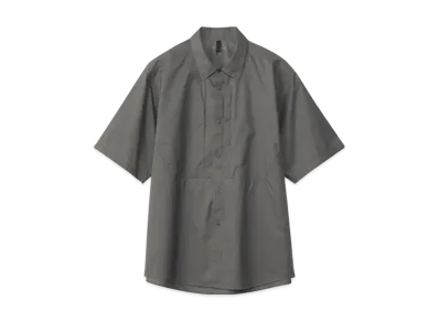 Goldwin Pertex Equilibrium Short Sleeve Wind Shirt (Unisex) "Shadow Gray"