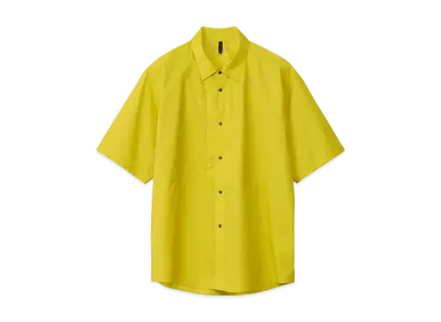 Goldwin Pertex Equilibrium Short Sleeve Wind Shirt (Unisex) "Citronell"