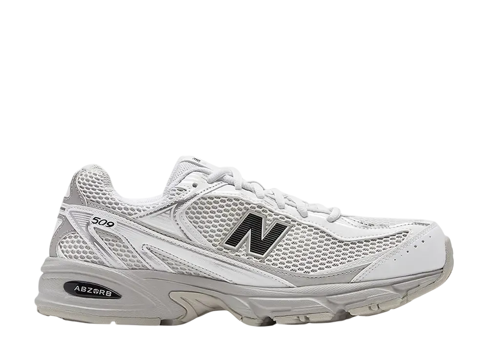 New Balance 509 "White/Silver Metallic"