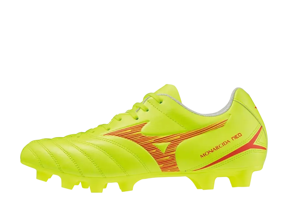 ミズノ モナルシーダネオ3 セレクト "セーフティーイエロー/フェアリーコーラル"