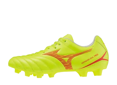 ミズノ モナルシーダネオ3 セレクト "セーフティーイエロー/フェアリーコーラル"