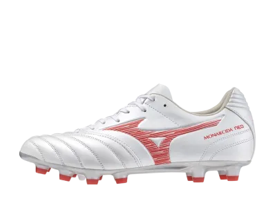 ミズノ モナルシーダネオ3 ワイド プロ "スーパーホワイトパール/レッド"