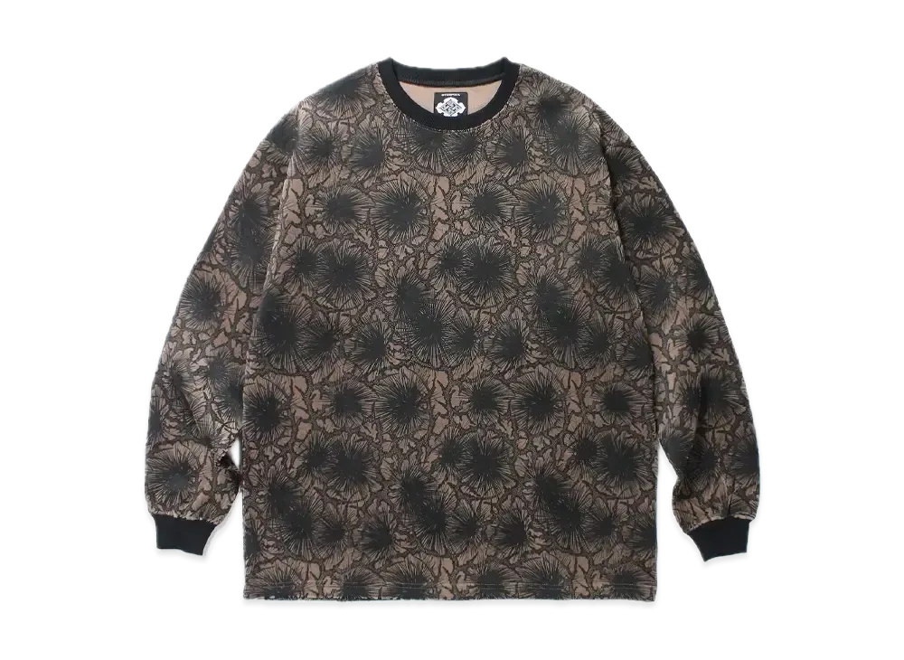 APHRODITEGANG Gakkin x Budspool Shoen Zumi Velour L/S T-shirt "Brown"