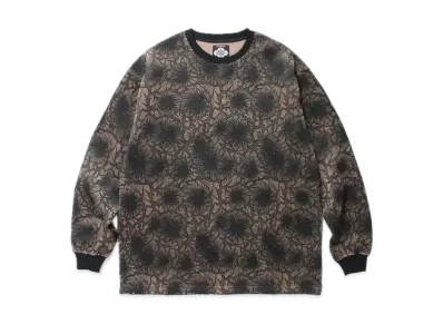 APHRODITEGANG Gakkin x Budspool Shoen Zumi Velour L/S T-shirt "Brown"