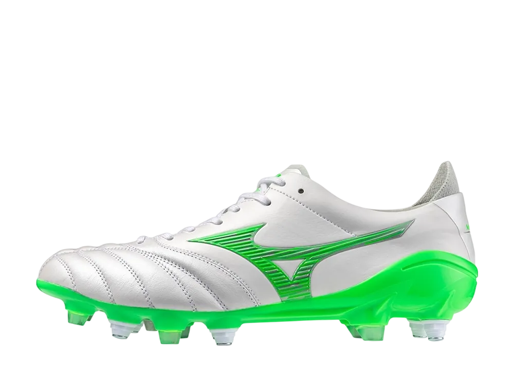 ミズノ モナルシーダネオ4 ジャパン ミックス "スーパーホワイトパール/ネオングリーン"