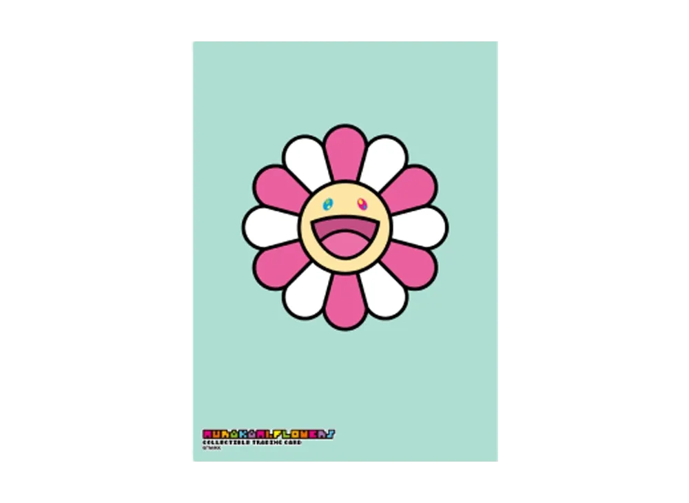 Murakami.Flowers 108Flowers Revised TRADING CARD SLEEVE "Smiling Girl" FLOWER ver.