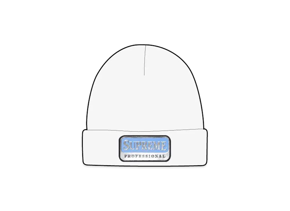 Supreme Professional Beanie "White" (24FW)