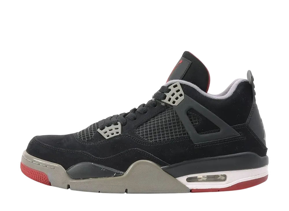 Nike Air Jordan 4 Retro "Black/Cement Grey/Fire Red" (2012)