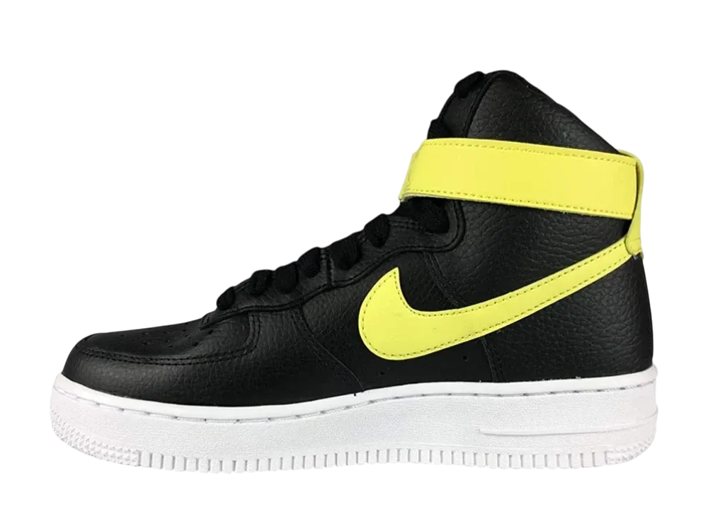 Nike Women's Air Force 1 High "Black Yellow Pulse"