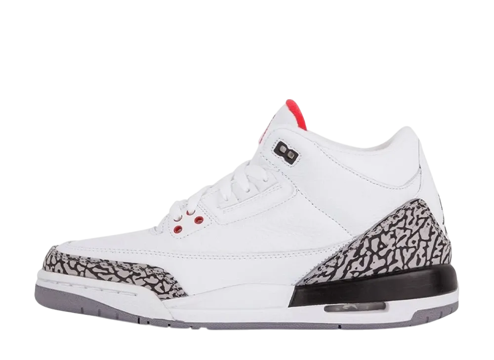 ナイキ GS エアジョーダン3 レトロ "ホワイト セメント" (2011) 