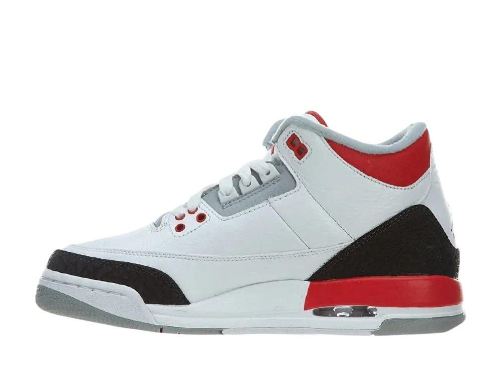 ナイキ GS エアジョーダン3 レトロ "ファイヤーレッド" (2013)