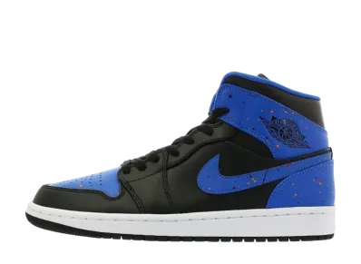 ナイキ エアジョーダン1 ミッド "ロイヤル ペイント スプラッター"