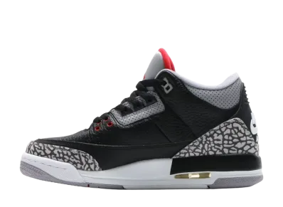 Nike GS Air Jordan 3 Retro "Black Cement "(2018)