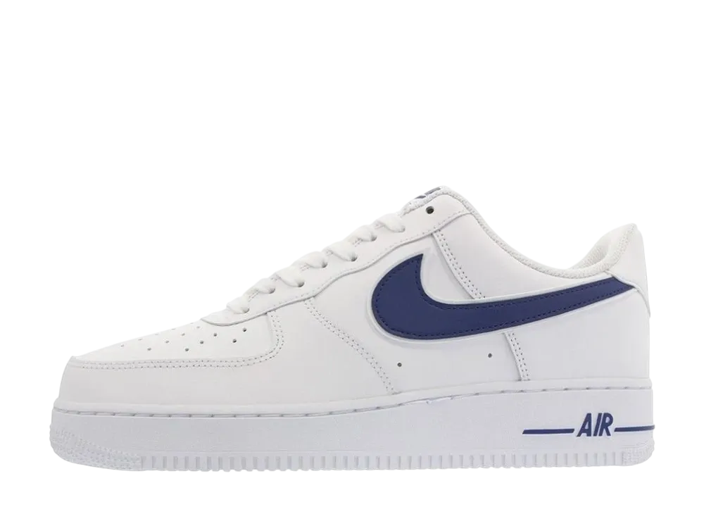 ナイキ エアフォース ロー "ホワイト ディープ ロイヤル"