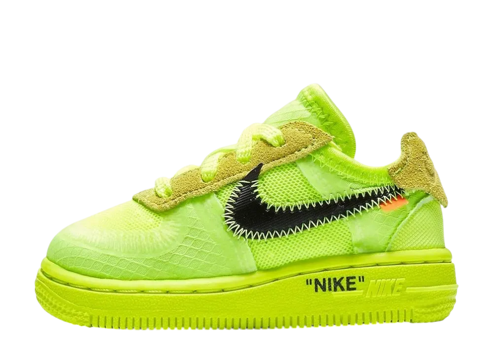 Off White × Nike Air Force 1 Low "Volt"