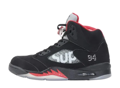 Supreme × Nike Air Jordan 5 Retro "Black"