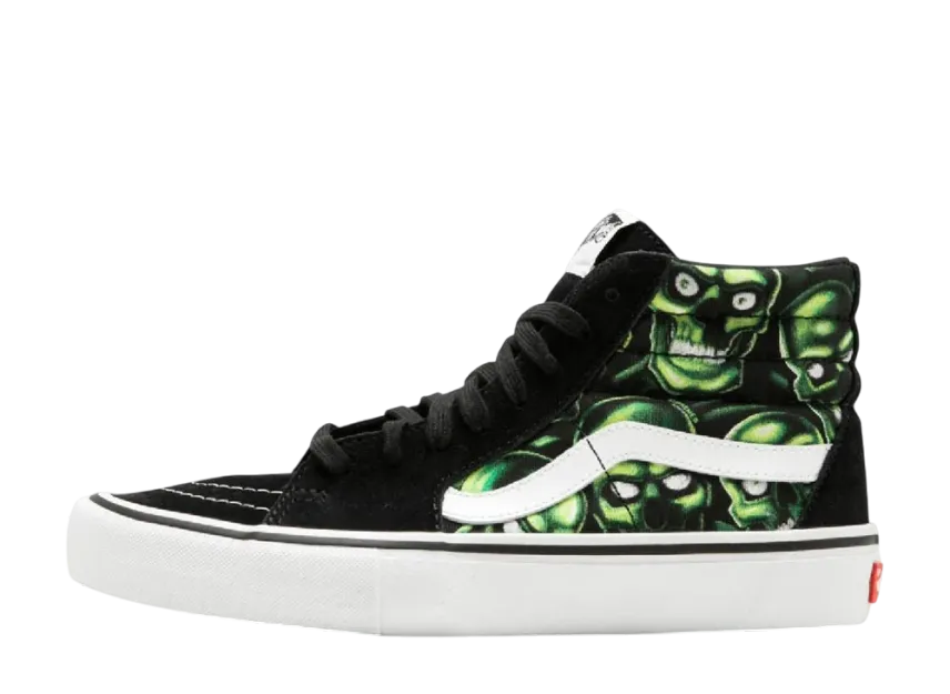 バンズ スケートハイ シュプリーム スカル パイル "グリーン"