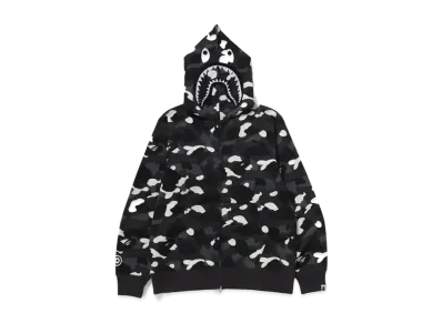 A BATHING APE City Camo Shark Full Zip Hoodie "Black"