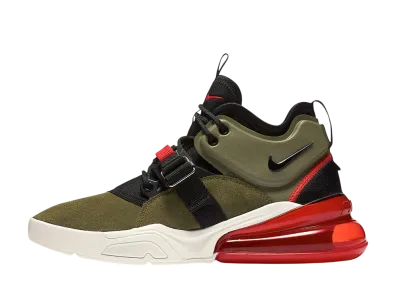 Nike Air Force 270 "Medium Olive/Challenge Red"