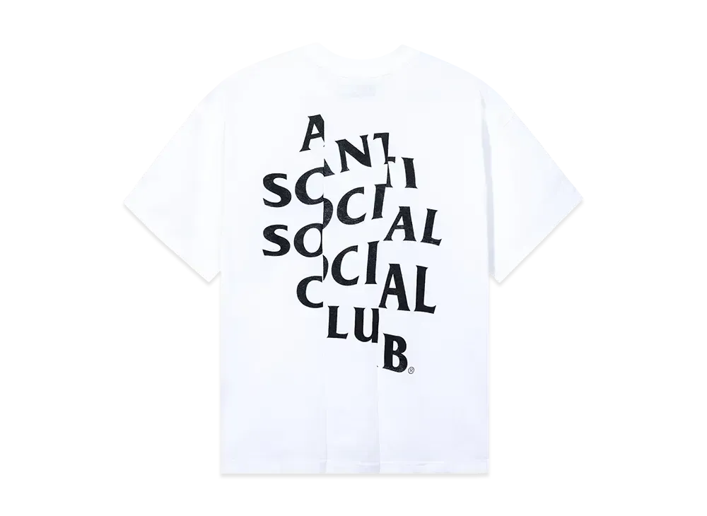 ANTI SOCIAL SOCIAL CLUB Sliced Mind Games Tee "White"