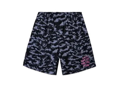 ANTI SOCIAL SOCIAL CLUB Pixel Camo Shorts "Black"
