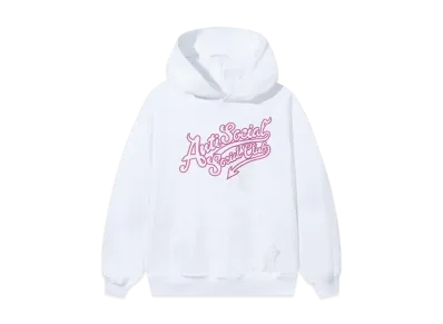 ANTI SOCIAL SOCIAL CLUB Script Club Hoodie "White"