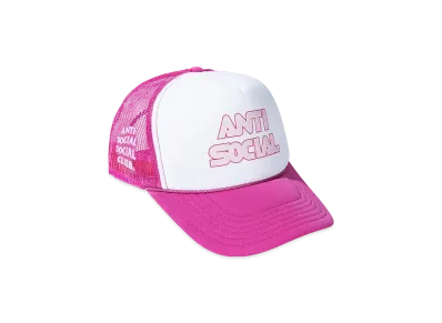 ANTI SOCIAL SOCIAL CLUB Racing Trucker Hat "Pink"